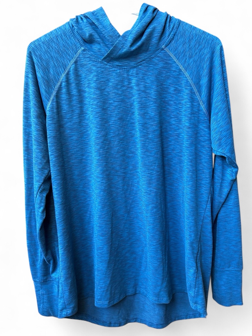 Kuhl Aspira WL Blue Hooded Long-Sleeve Performance Shirt - Picture 13 of 13